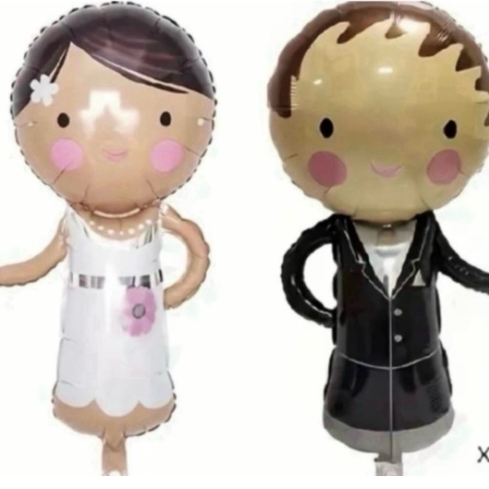 Bride and Groom Balloon Set